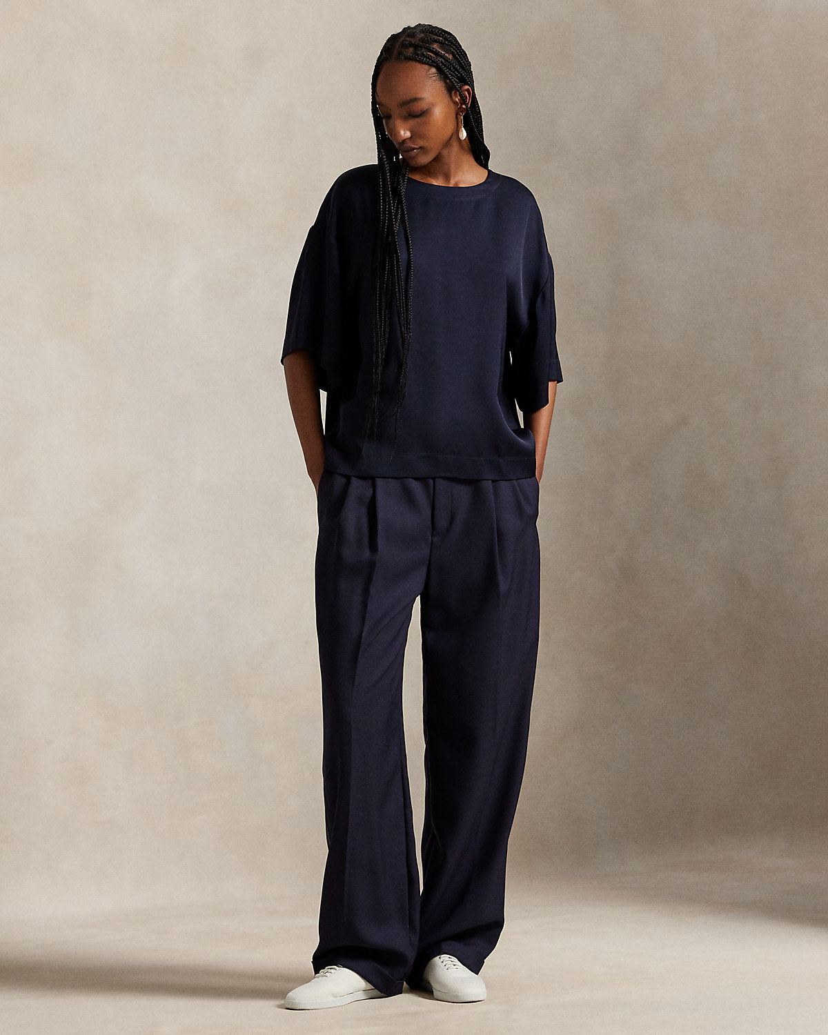 Oversize Satin Tee