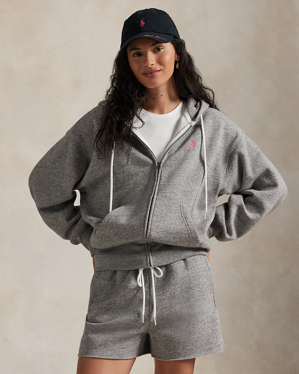 Pink Pony Fleece Full-Zip Hoodie