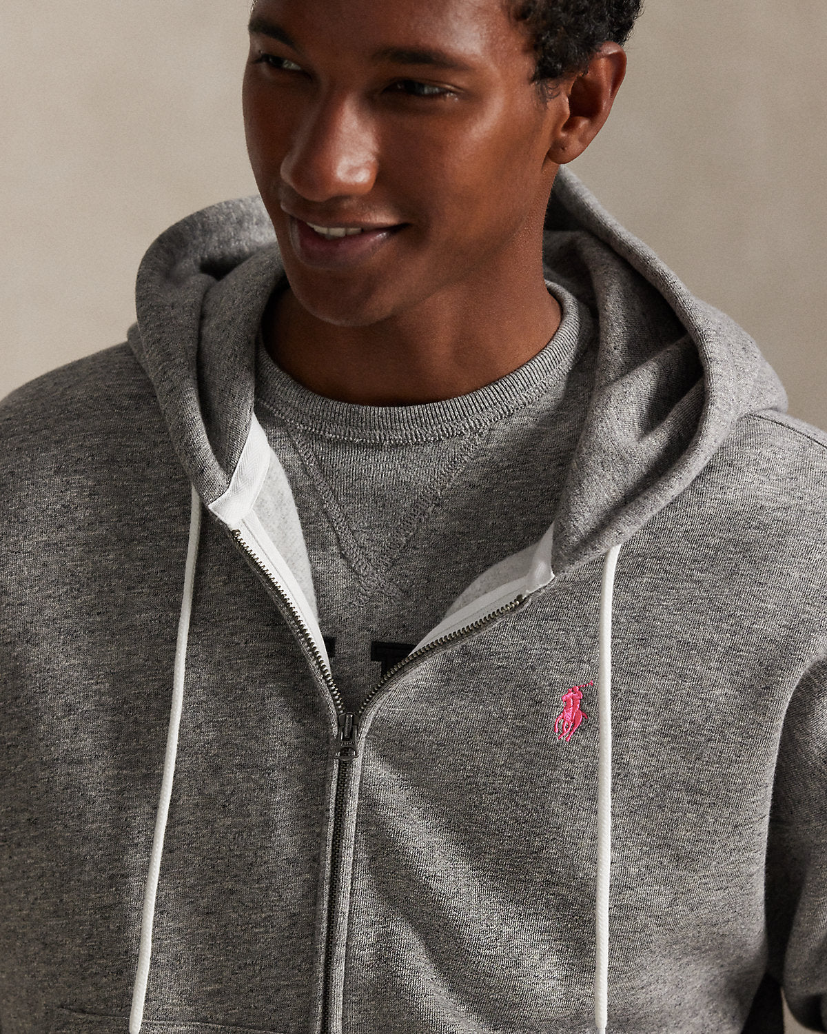 Pink Pony Fleece Full-Zip Hoodie