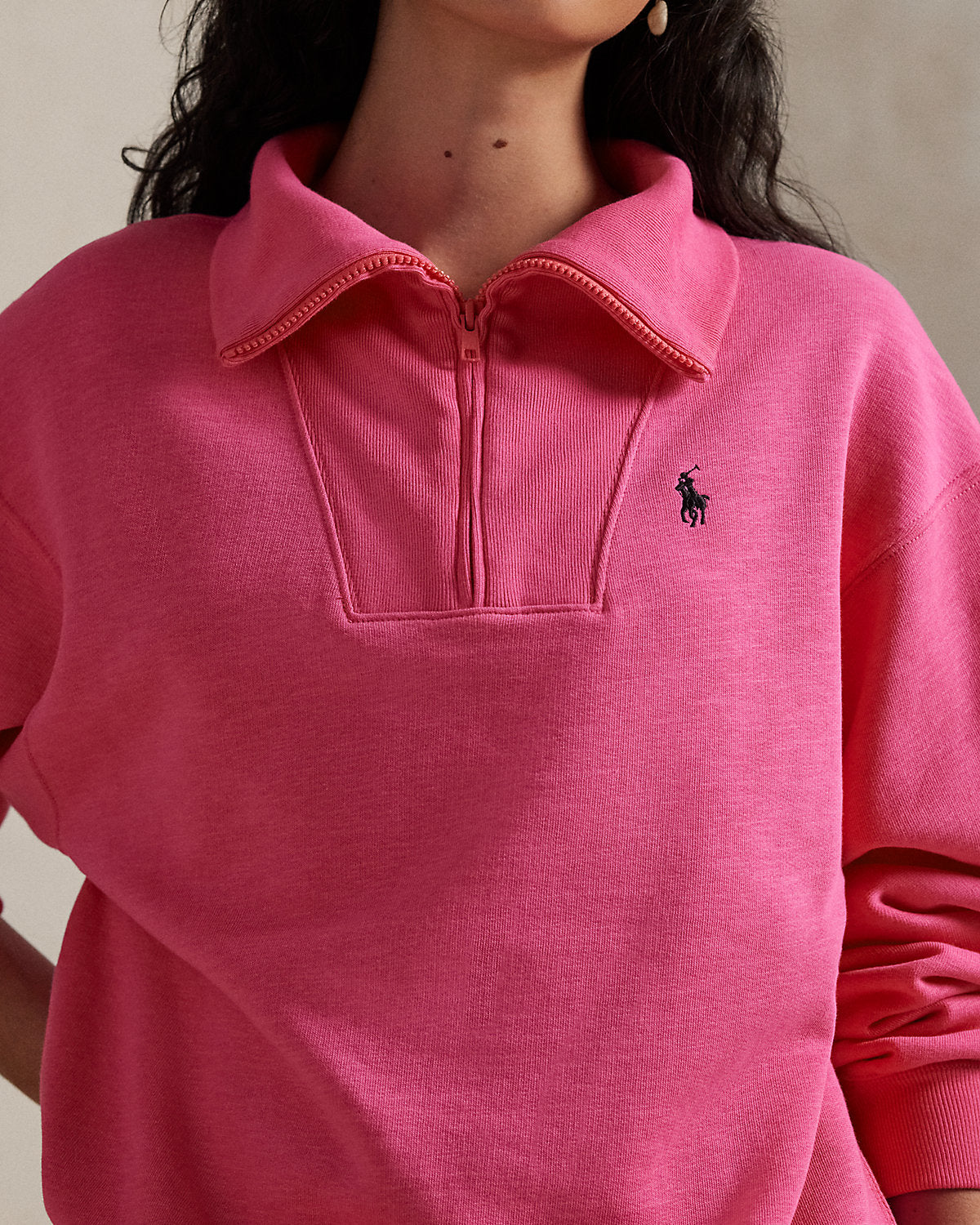 Pink Pony Fleece Half-Zip