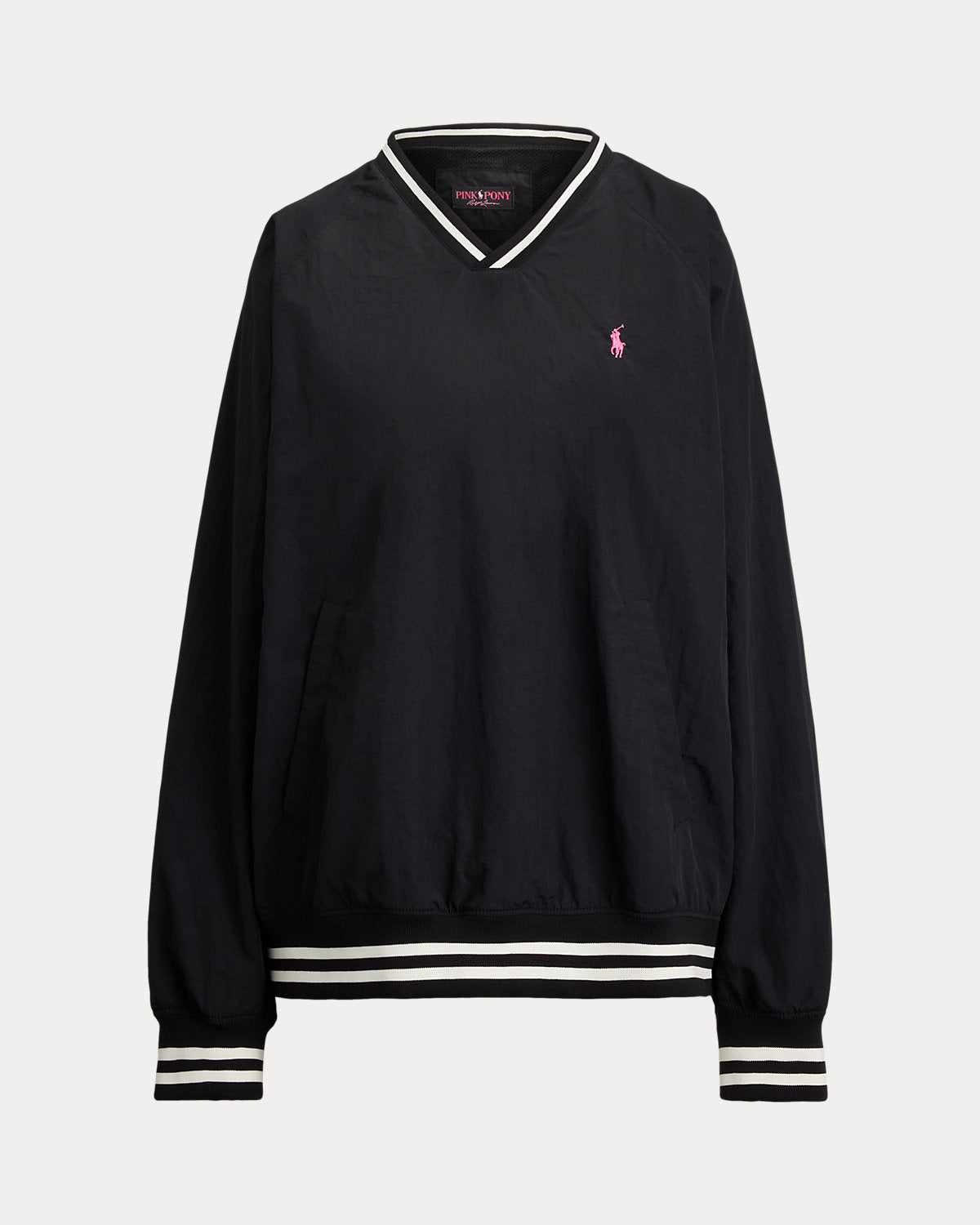 Pink Pony V-Neck Pullover