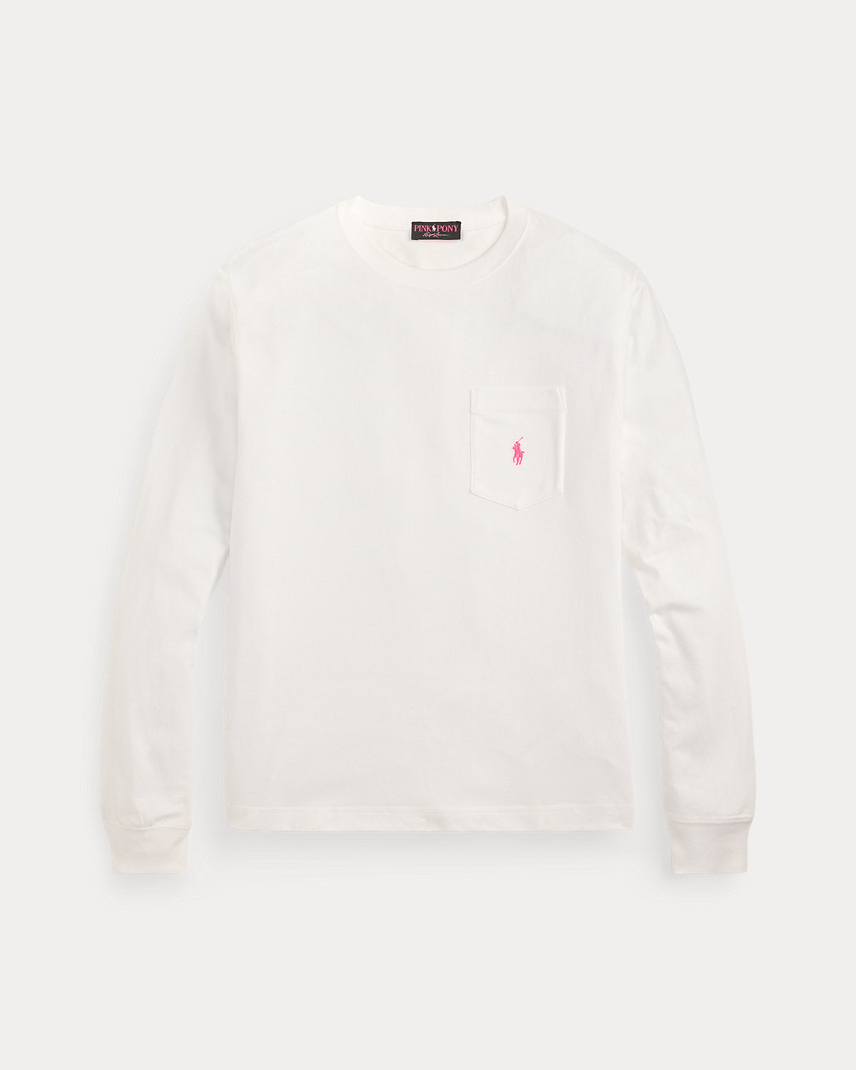 Pink Pony Cotton Jersey Long-Sleeve Tee