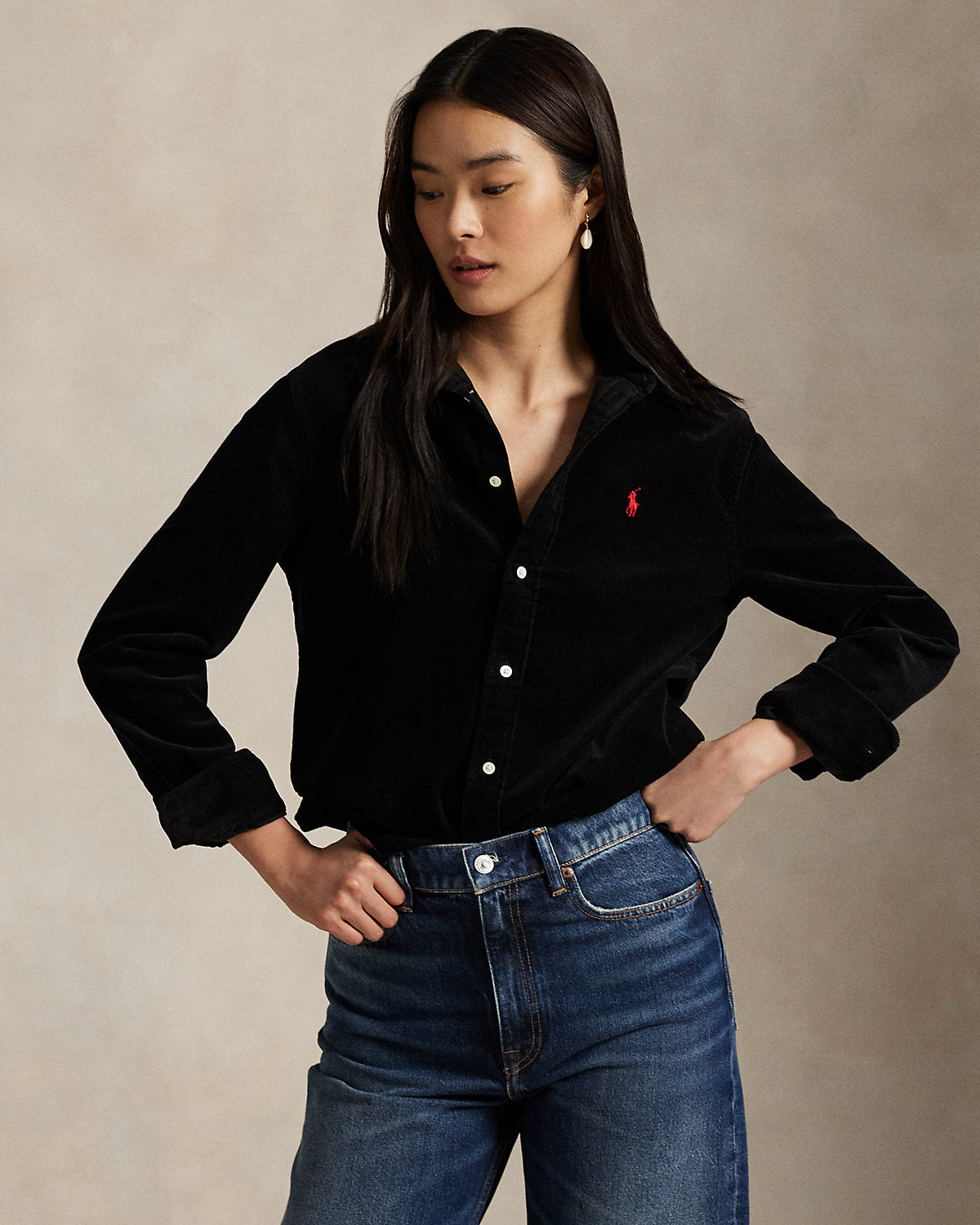 Classic Fit Cotton Corduroy Shirt