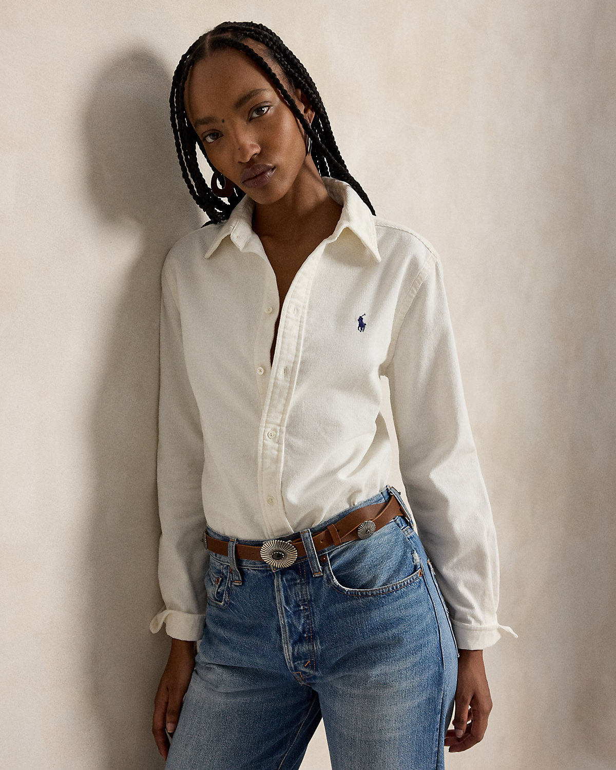 Classic Fit Cotton Corduroy Shirt