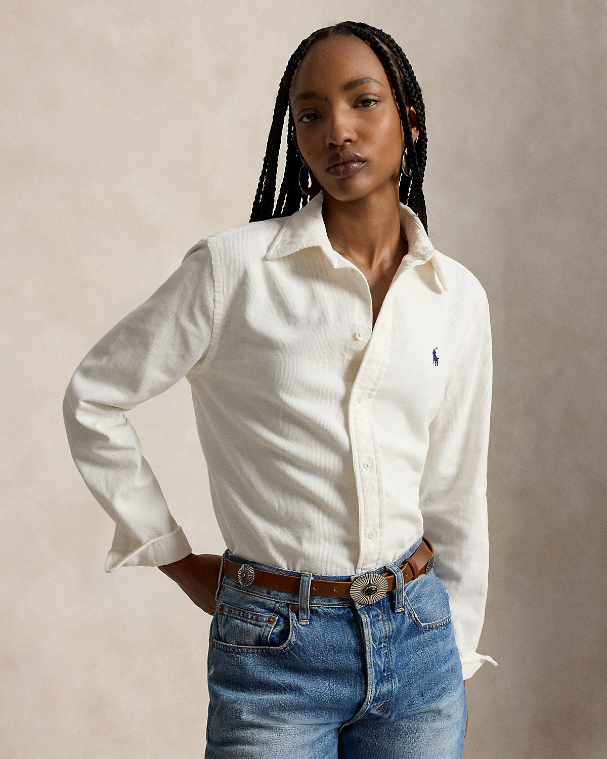 Classic Fit Cotton Corduroy Shirt