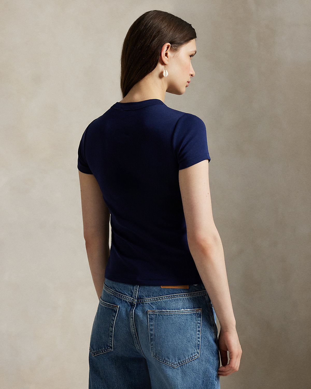 Slim Fit Stretch Cotton Tee