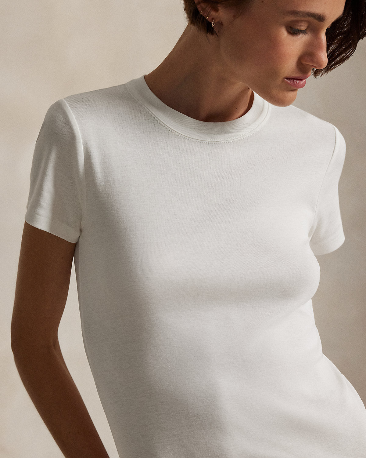 Slim Fit Stretch Cotton Tee
