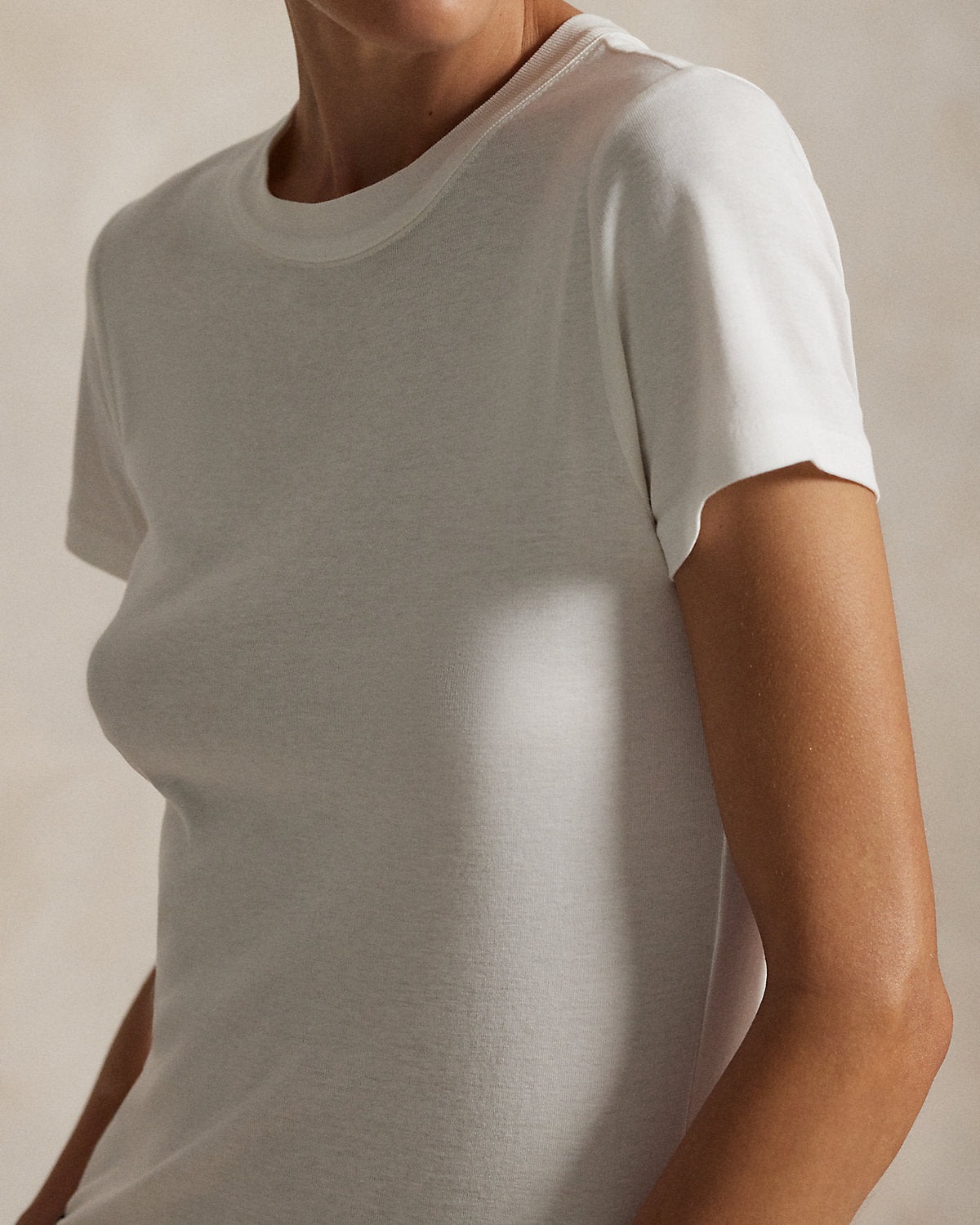 Slim Fit Stretch Cotton Tee