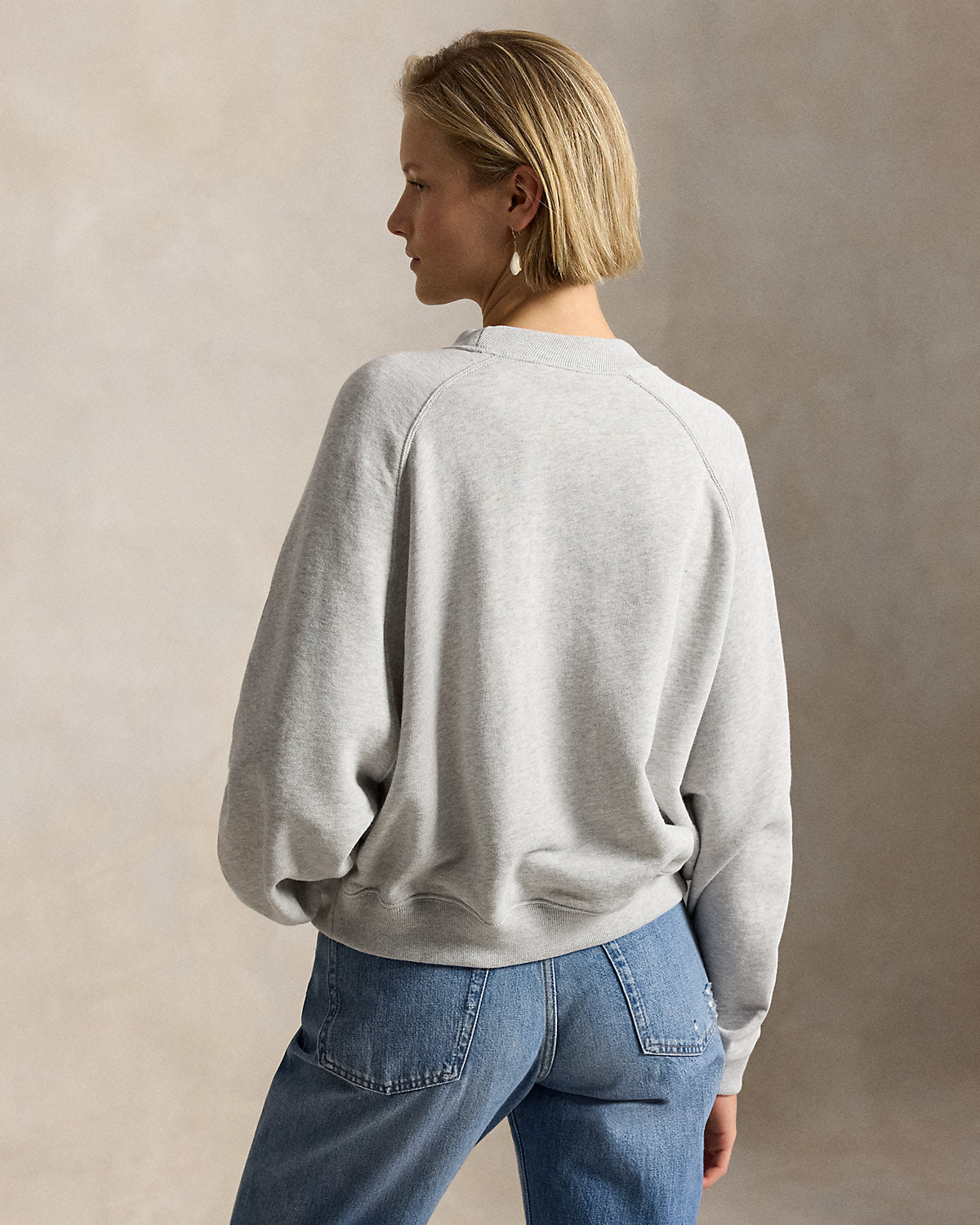 Bear Lightweight Fleece Crewneck