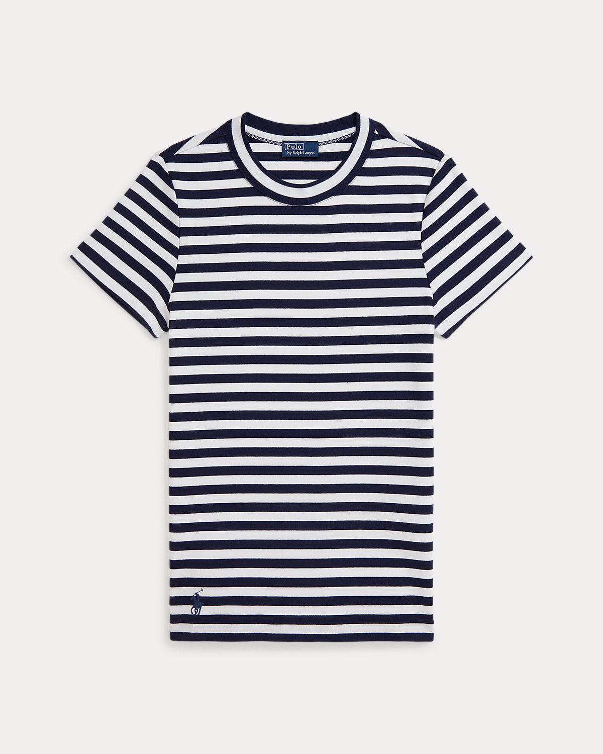 Slim Fit Striped Stretch Cotton Tee