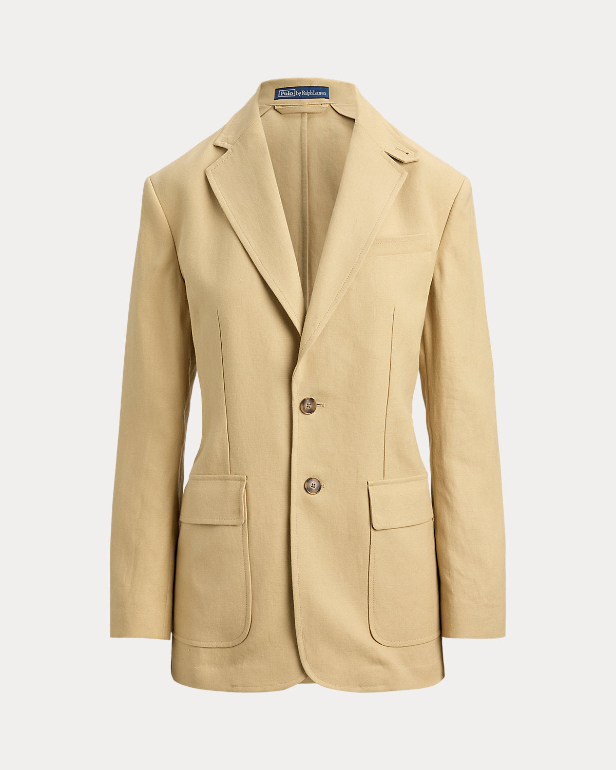 Single-Breasted Hemp Blazer