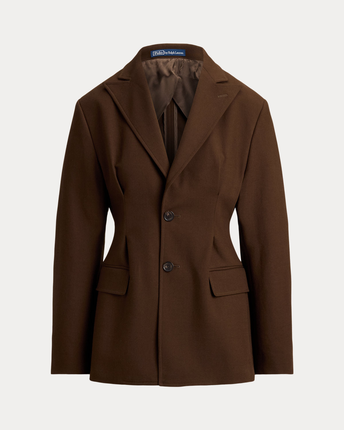 Single-Breasted Cotton-Wool Crepe Blazer