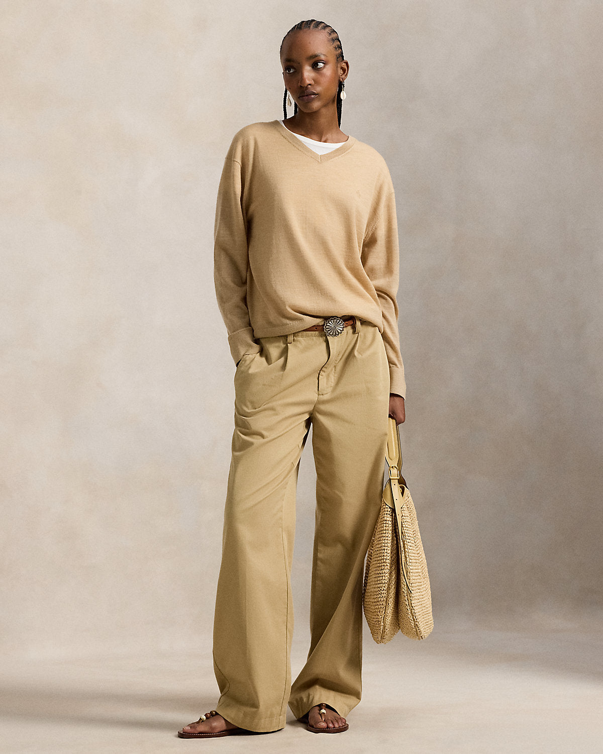 Wool V-Neck Sweater