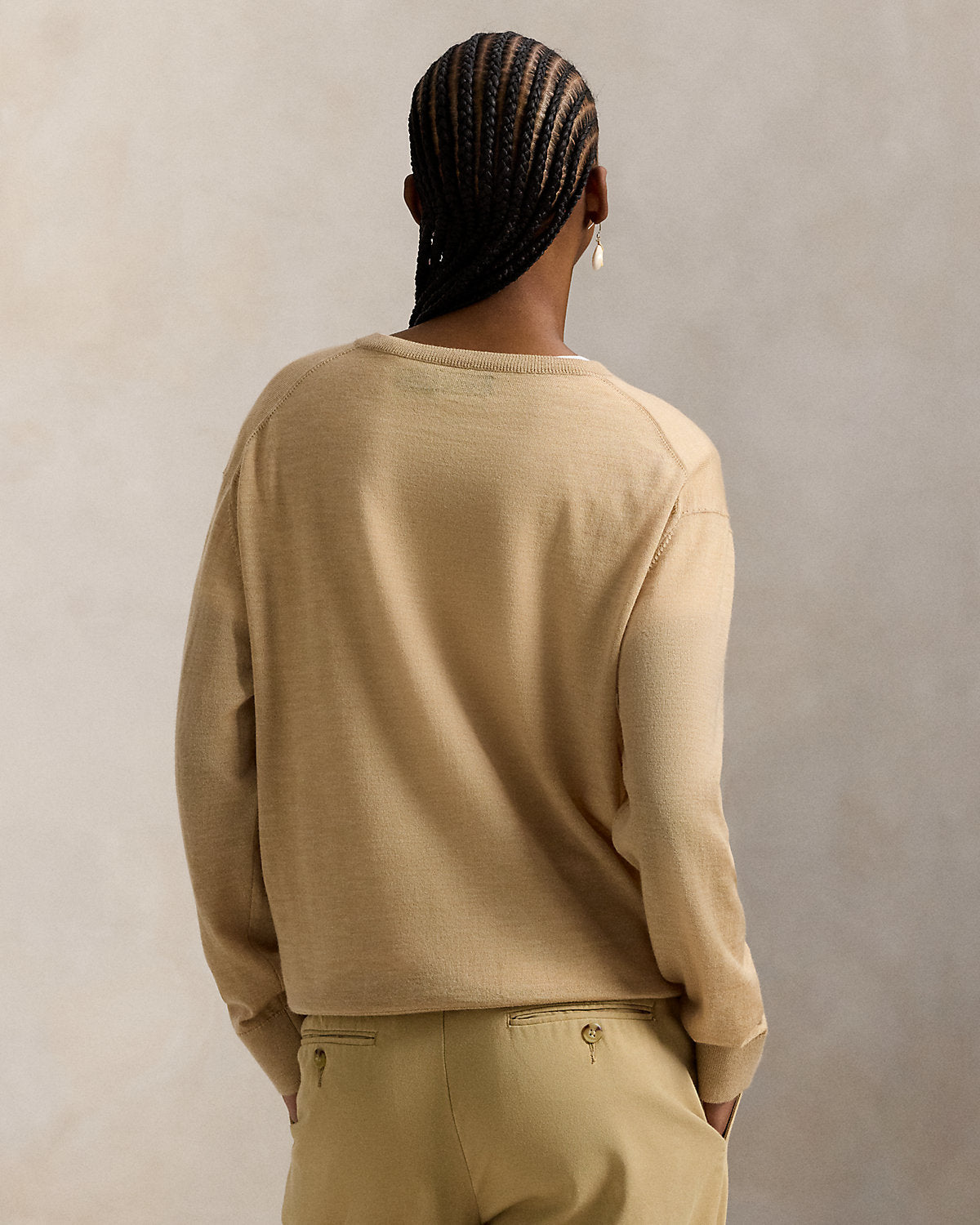 Wool V-Neck Sweater