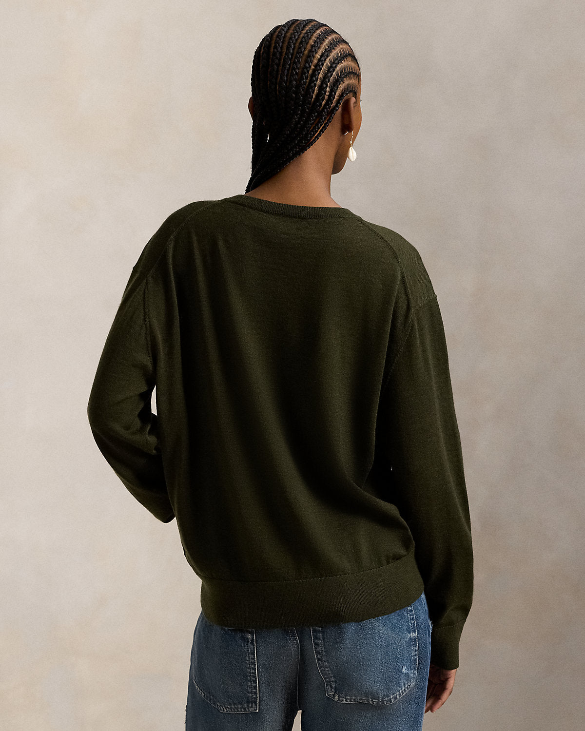 Wool V-Neck Sweater