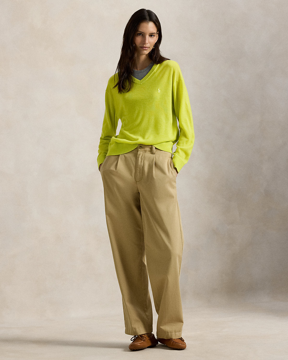Wool V-Neck Sweater
