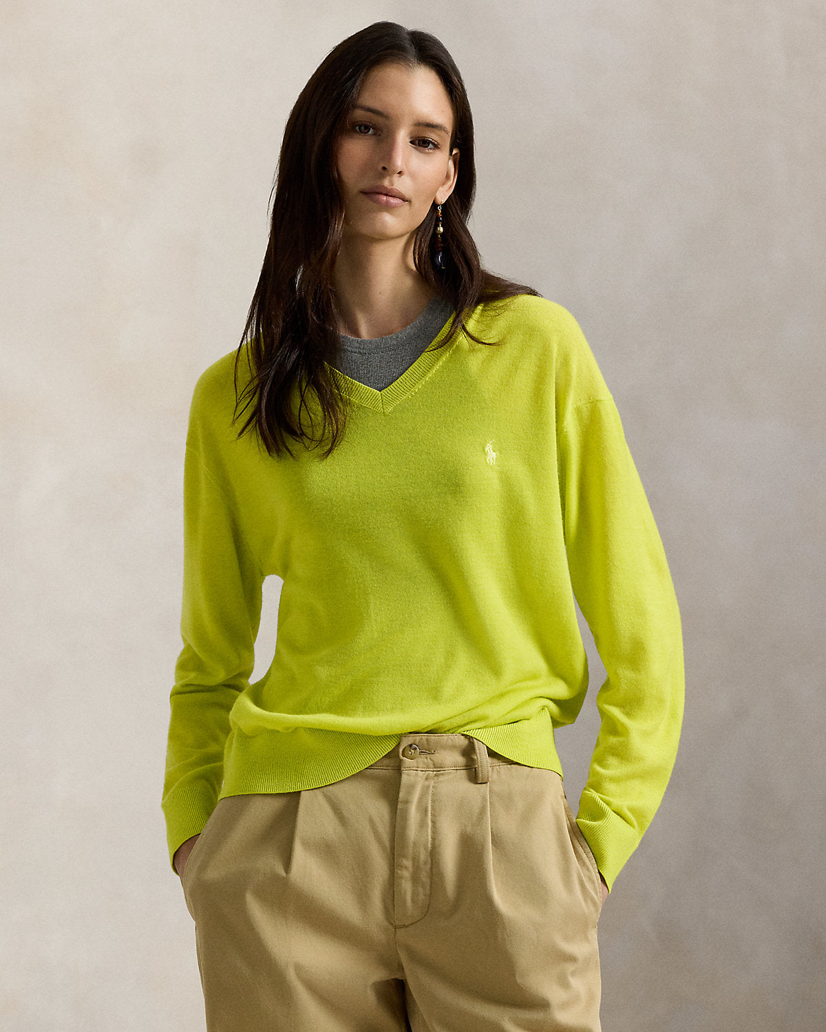 Wool V-Neck Sweater