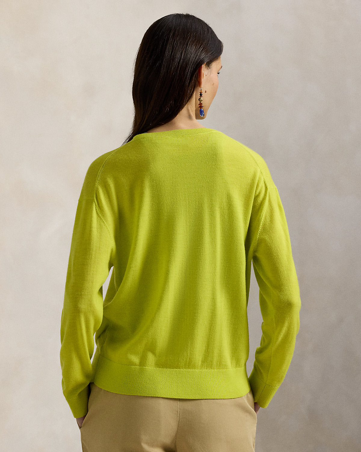 Wool V-Neck Sweater
