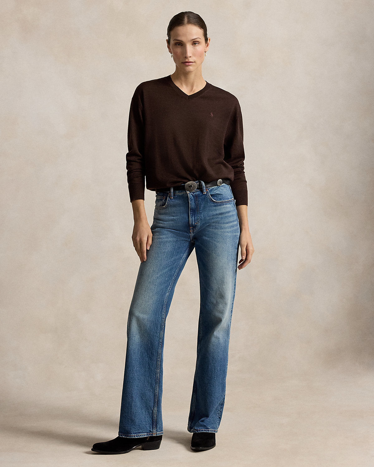 Wool V-Neck Sweater