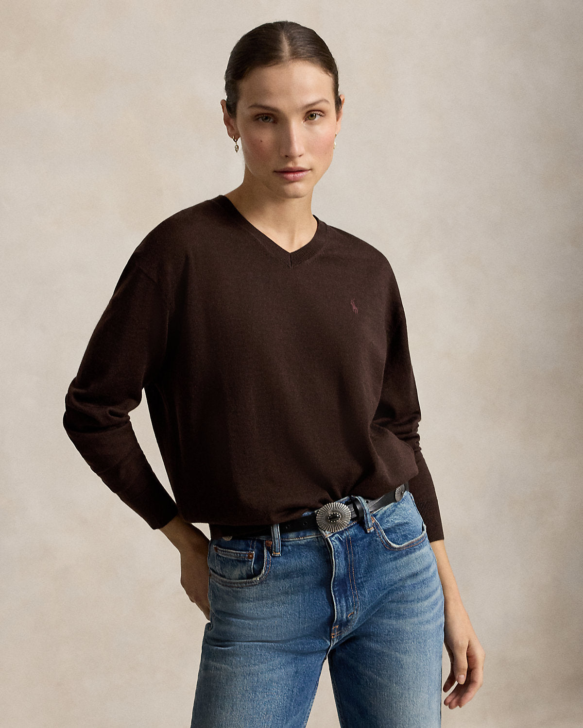 Wool V-Neck Sweater