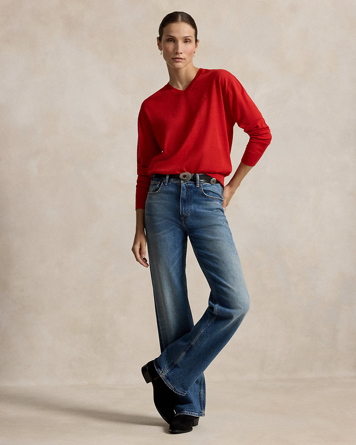 Wool V-Neck Sweater