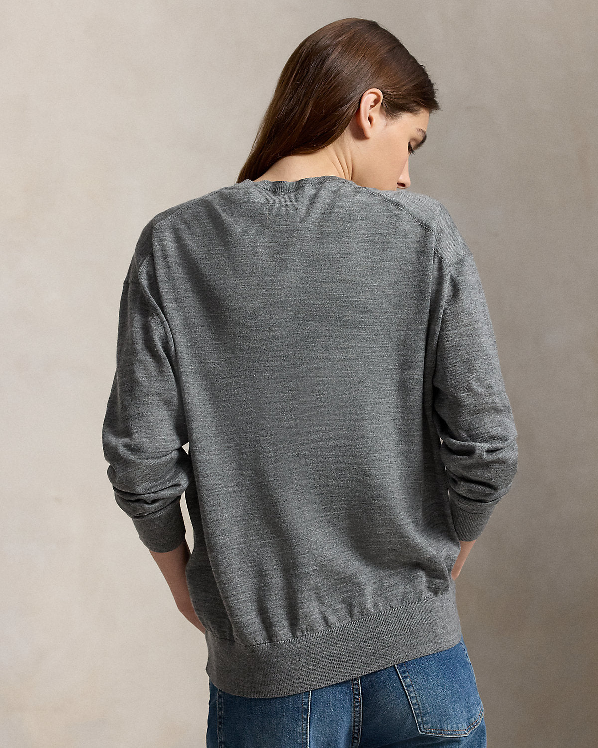 Wool V-Neck Sweater
