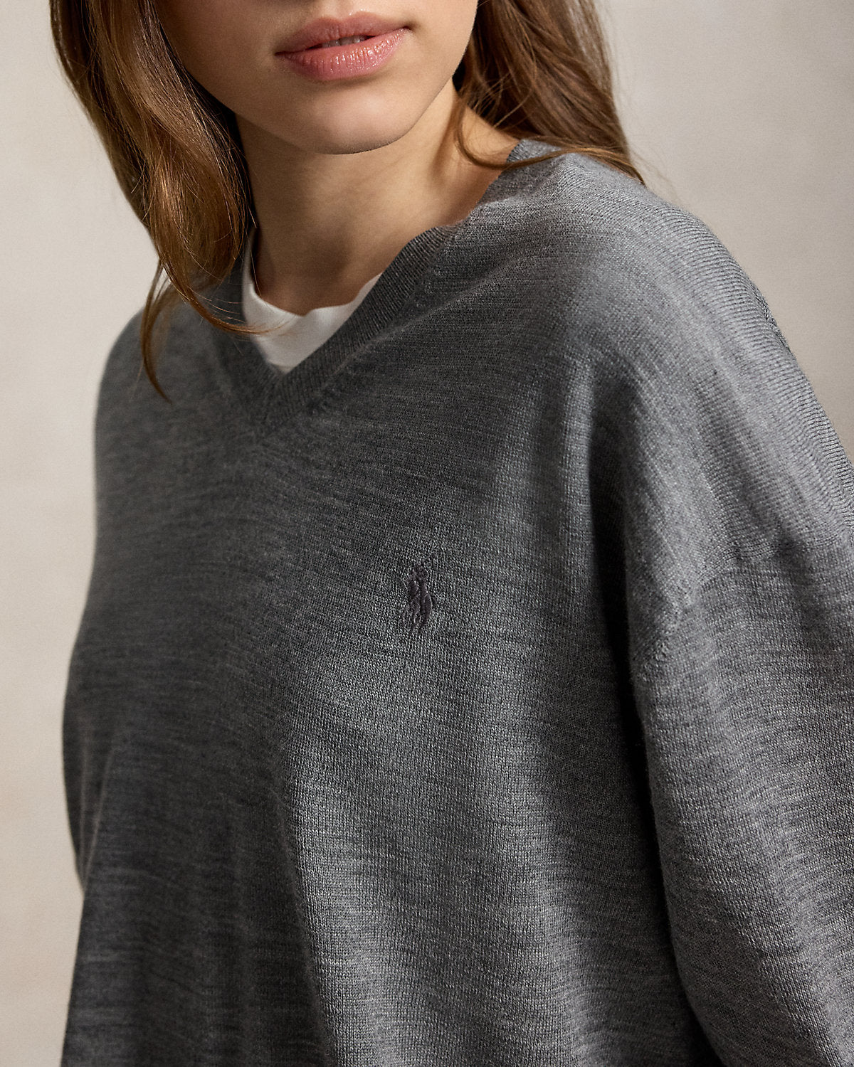 Wool V-Neck Sweater