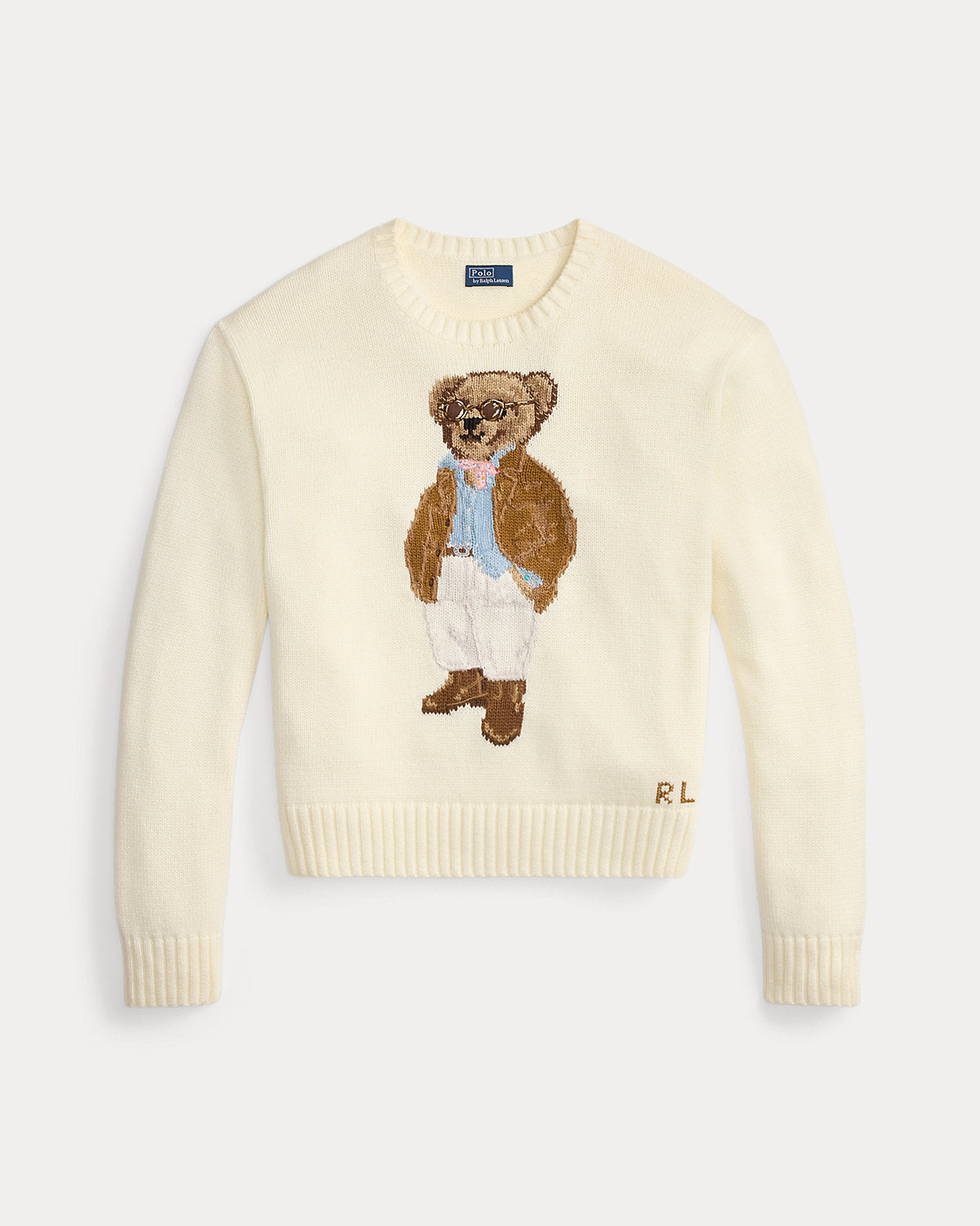 Bear Cotton Crewneck Sweater