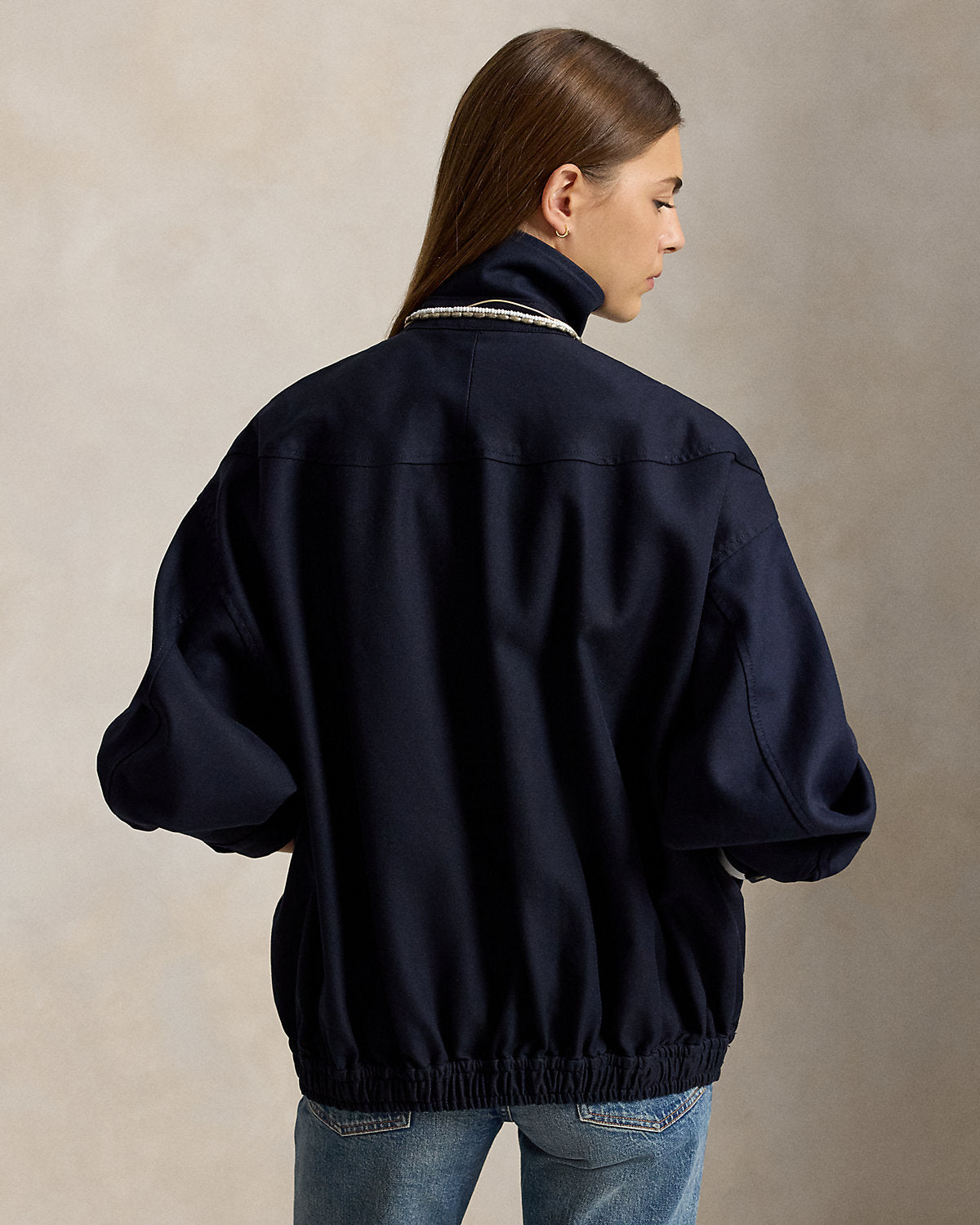 Oversize Cotton Windbreaker