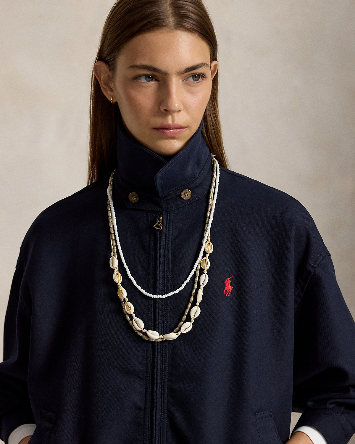 Oversize Cotton Windbreaker