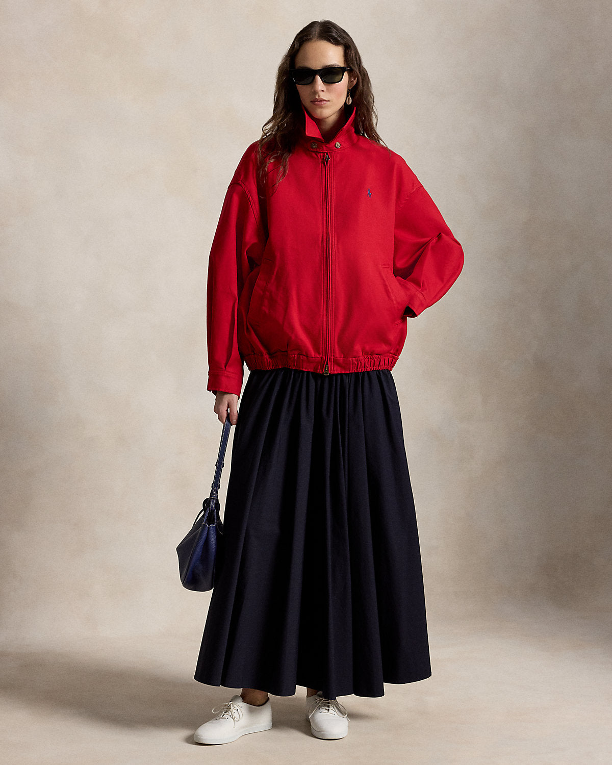 Oversize Cotton Windbreaker