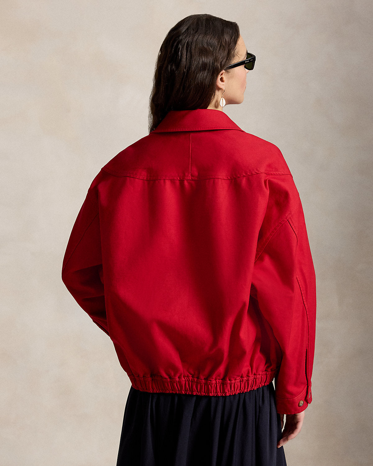 Oversize Cotton Windbreaker