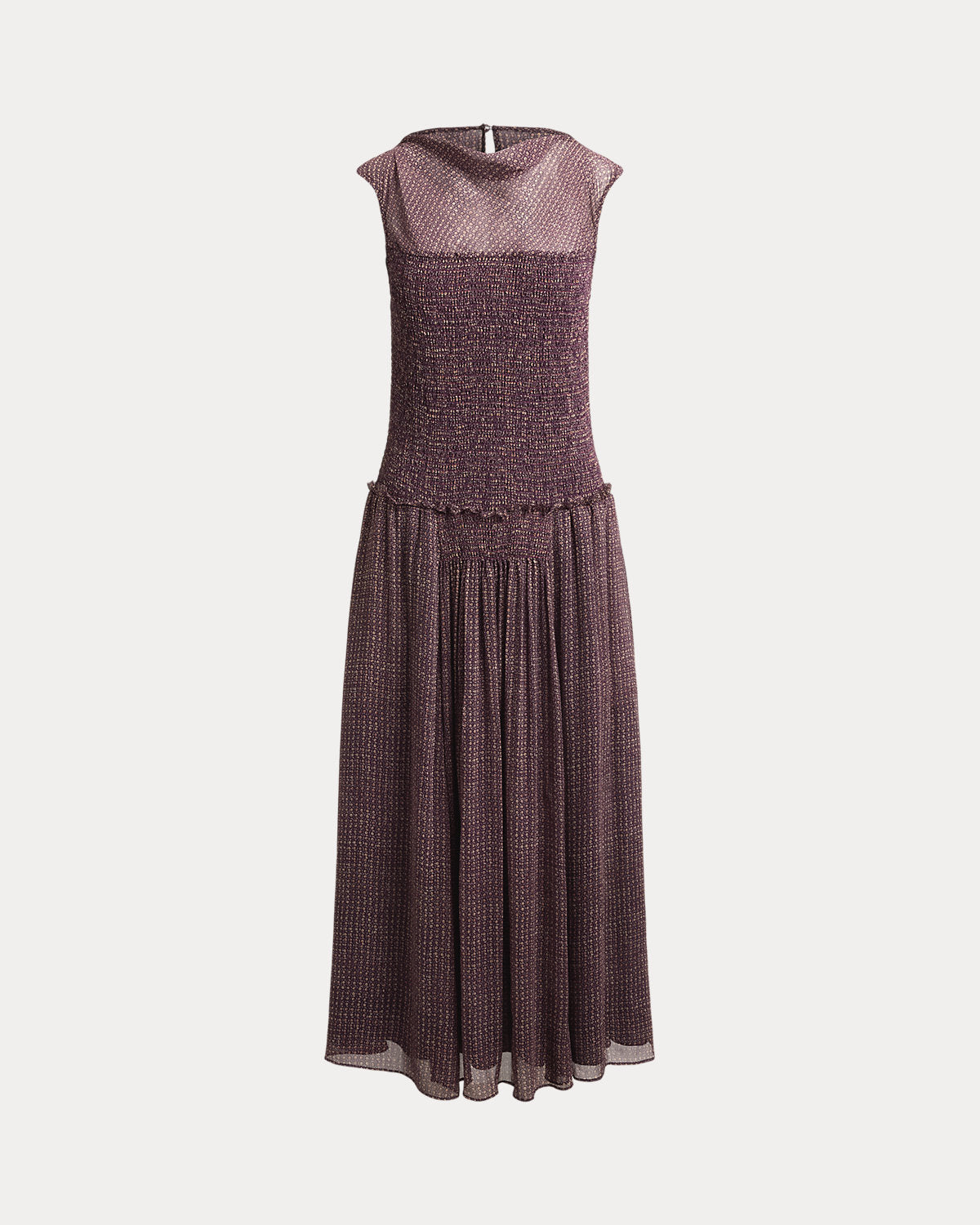 Crinkle Printed Dress