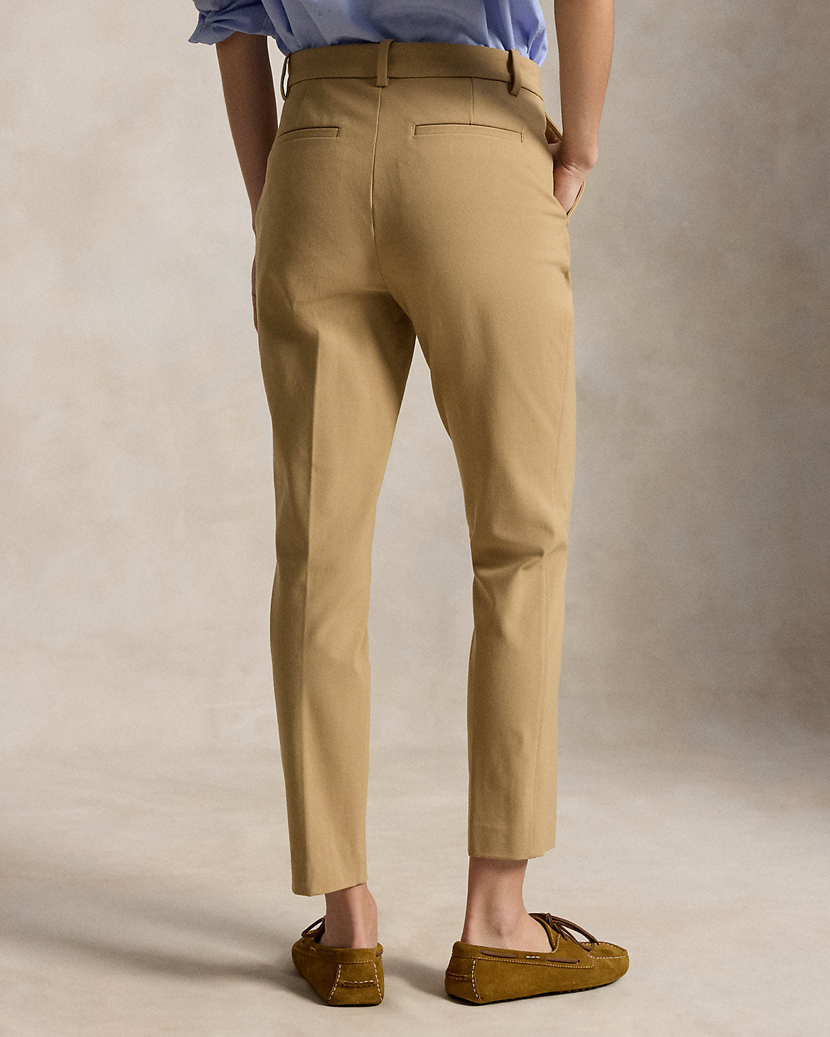 Stretch-Cotton Blend Slim Pant