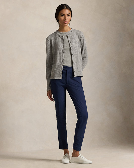 Stretch-Cotton Blend Slim Pant