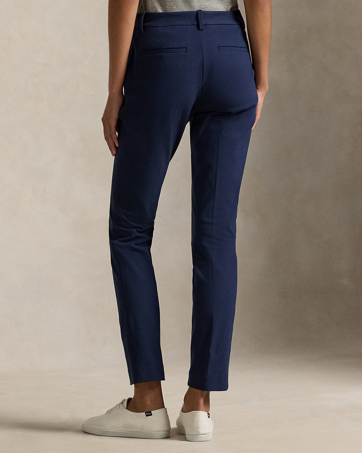 Stretch-Cotton Blend Slim Pant
