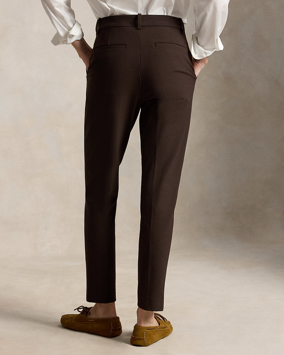 Stretch-Cotton Blend Slim Pant