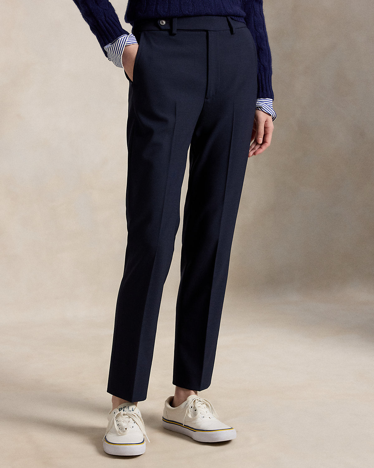 Stretch-Wool Slim Pant