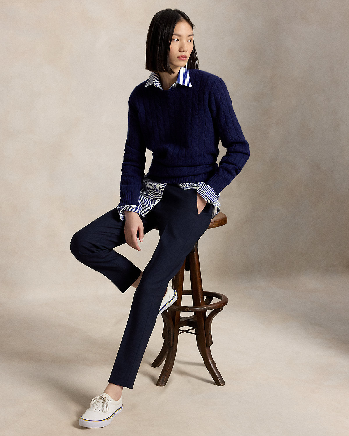 Stretch-Wool Slim Pant