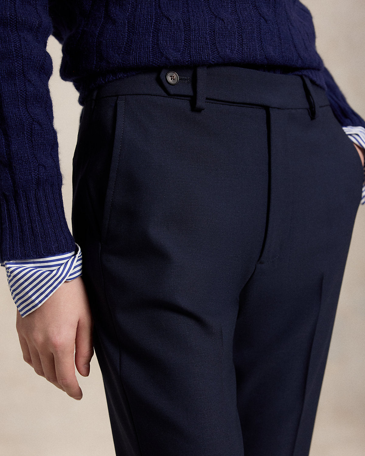 Stretch-Wool Slim Pant