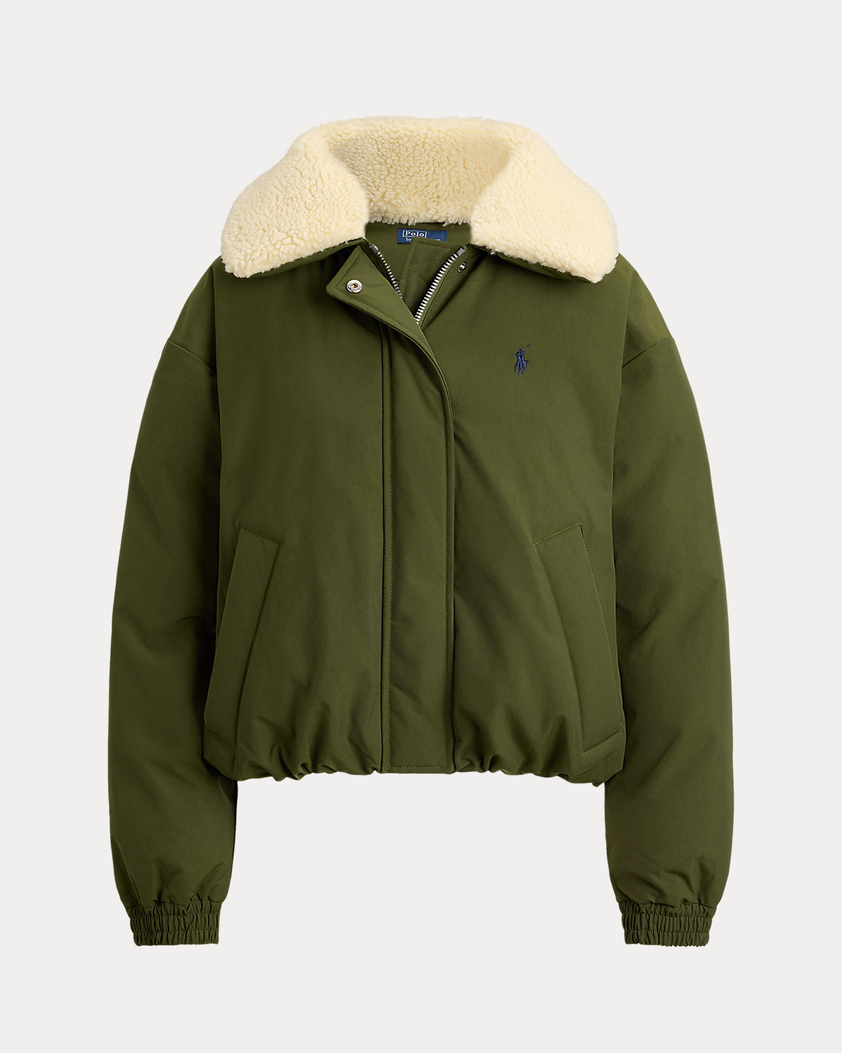 High-Pile-Collar Down Puffer Jacket