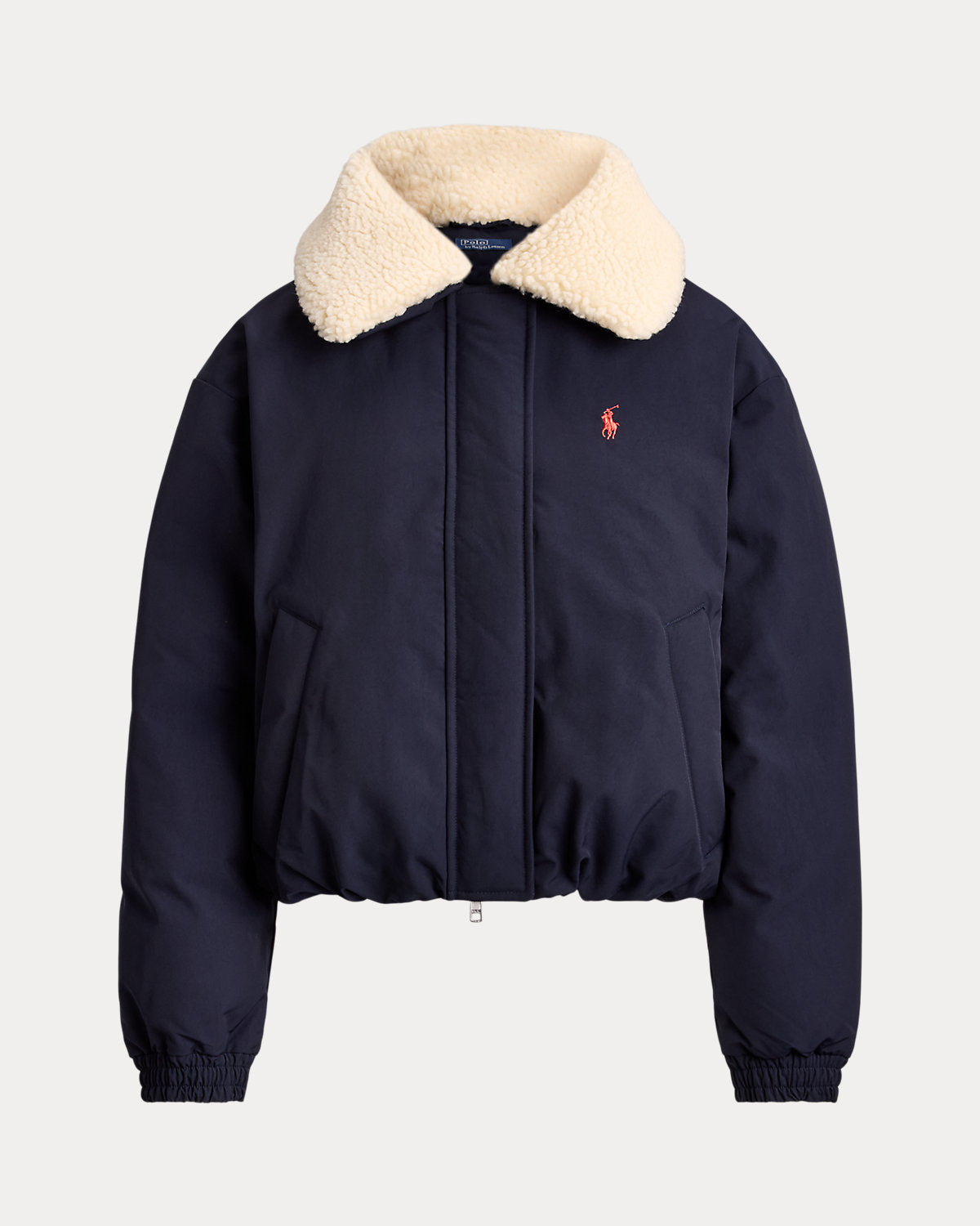 High-Pile-Collar Down Puffer Jacket