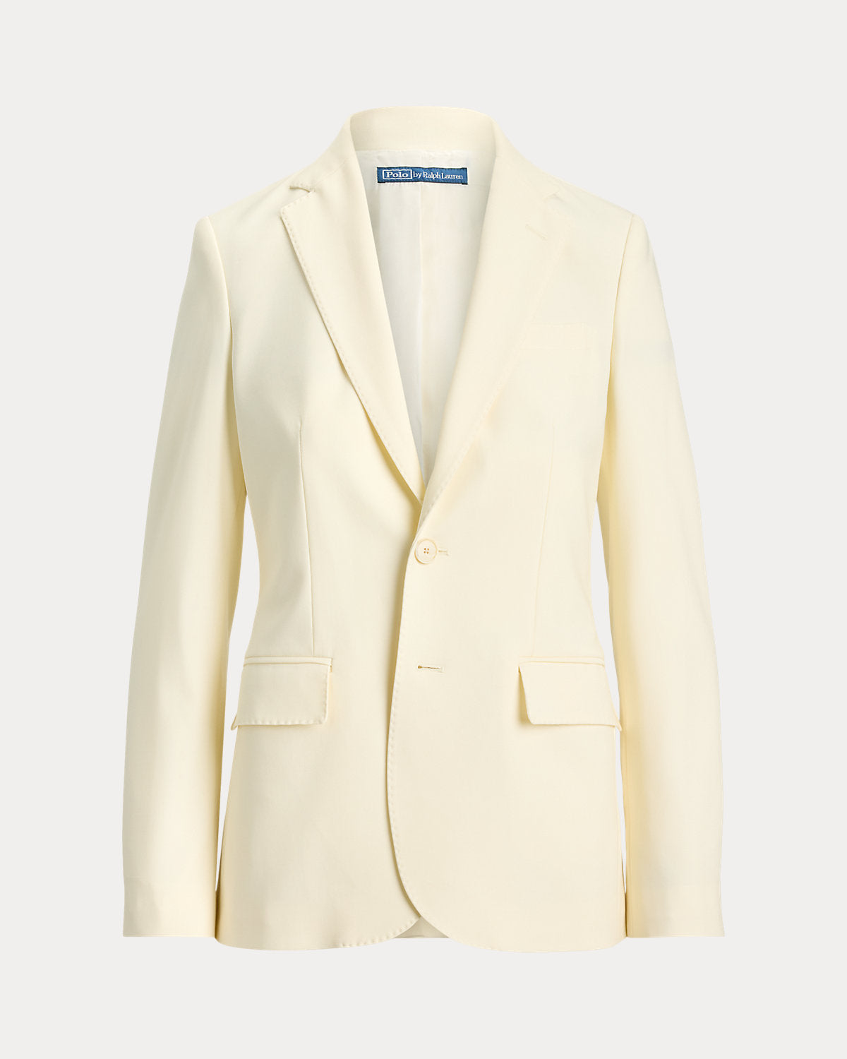 Single-Breasted Stretch Wool Blazer