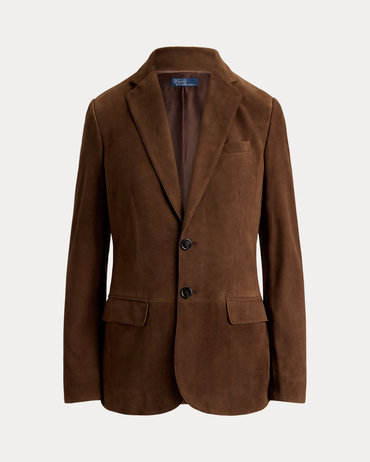 Single-Breasted Suede Blazer