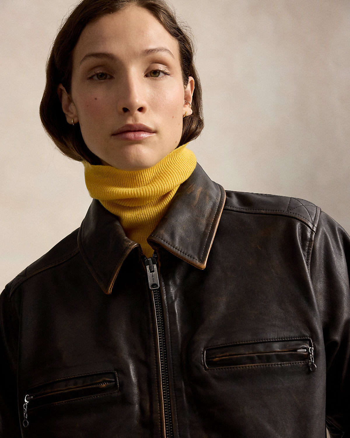 Leather Moto Jacket