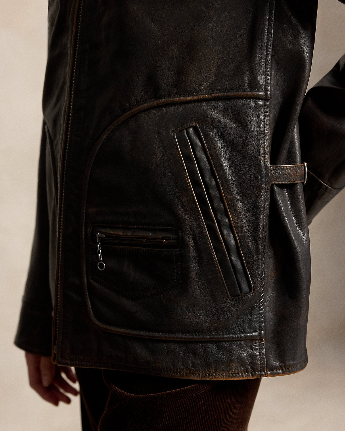 Leather Moto Jacket