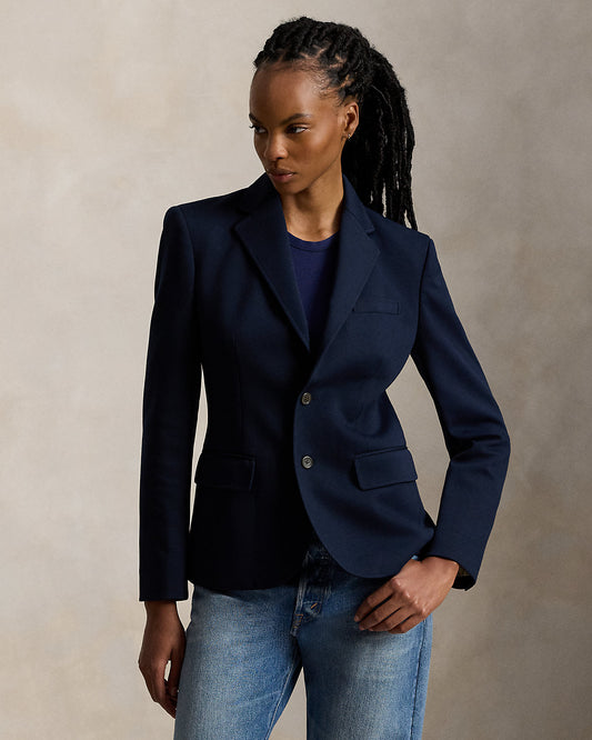 Single-Breasted Ponte Blazer