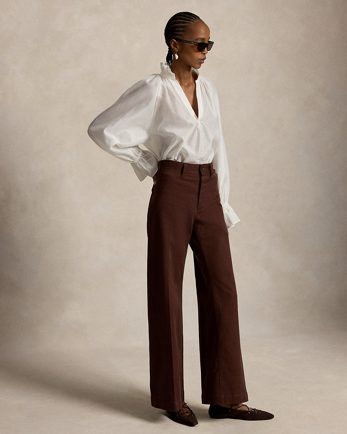 Cotton-Silk Organdy Shirt