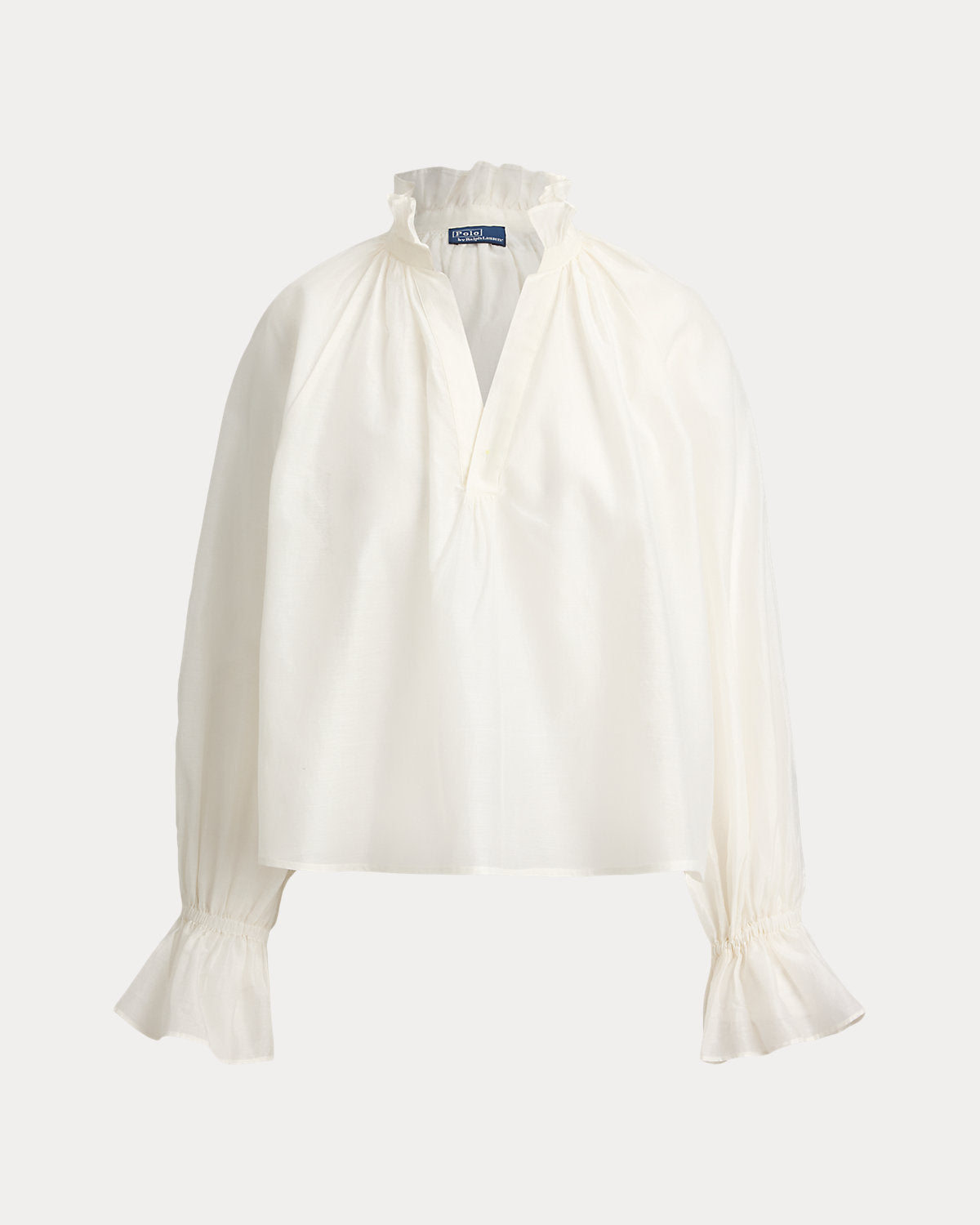 Cotton-Silk Organdy Shirt