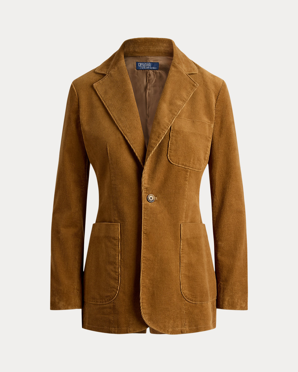 Single-Breasted Corduroy Blazer